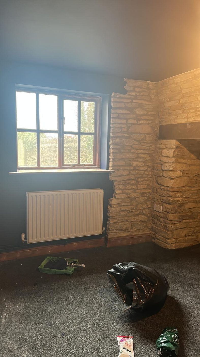 Interior works in progress
