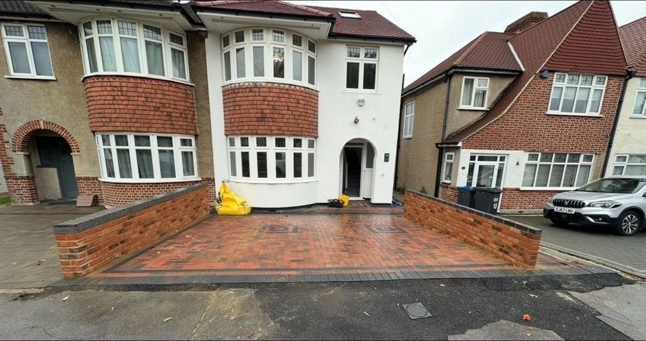 Streatham Wall and Driveway — finished project